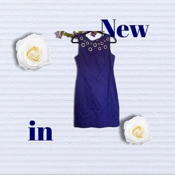 Just Taylor Purple Grommet Polka Dot Ribbon - Picture 2 of 11